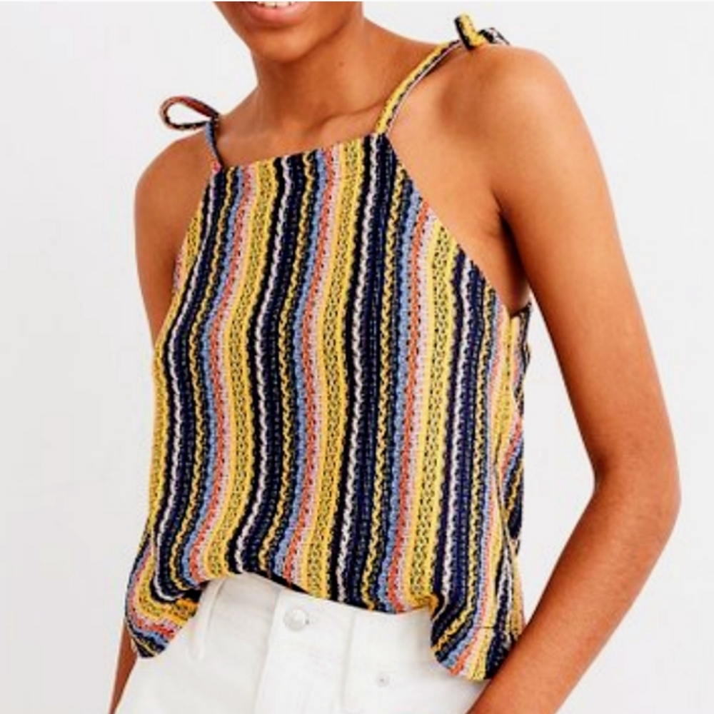 MADEWELL TEXTURE & THREAD Crochet Tank ~ EUC
